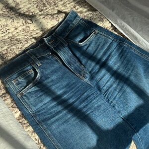 Veronica Beard Taylor High-Rise Jeans - Blue Denim